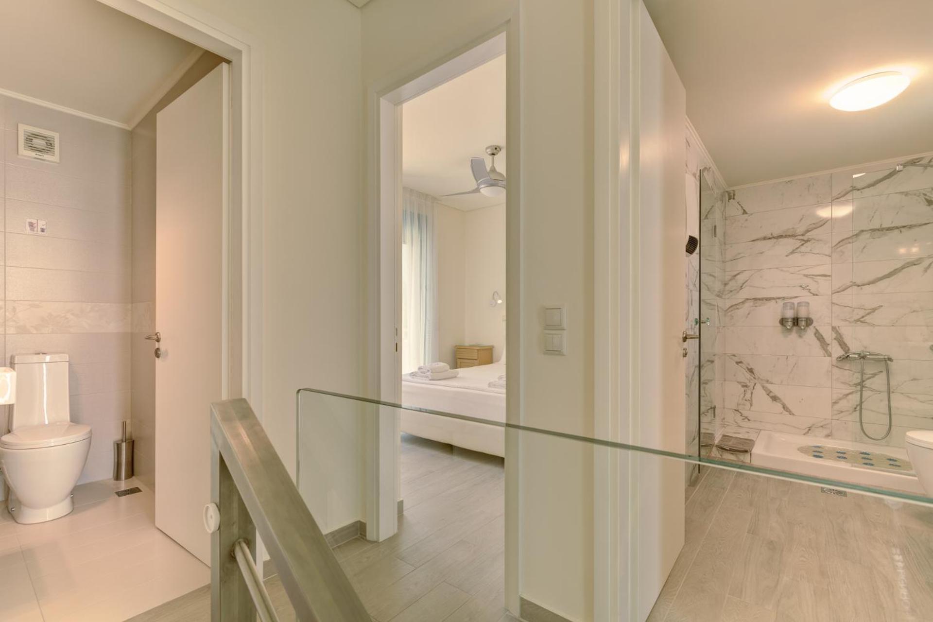 Ouzo Panoramic Houses 1, With Private Pool Plomari Rom bilde
