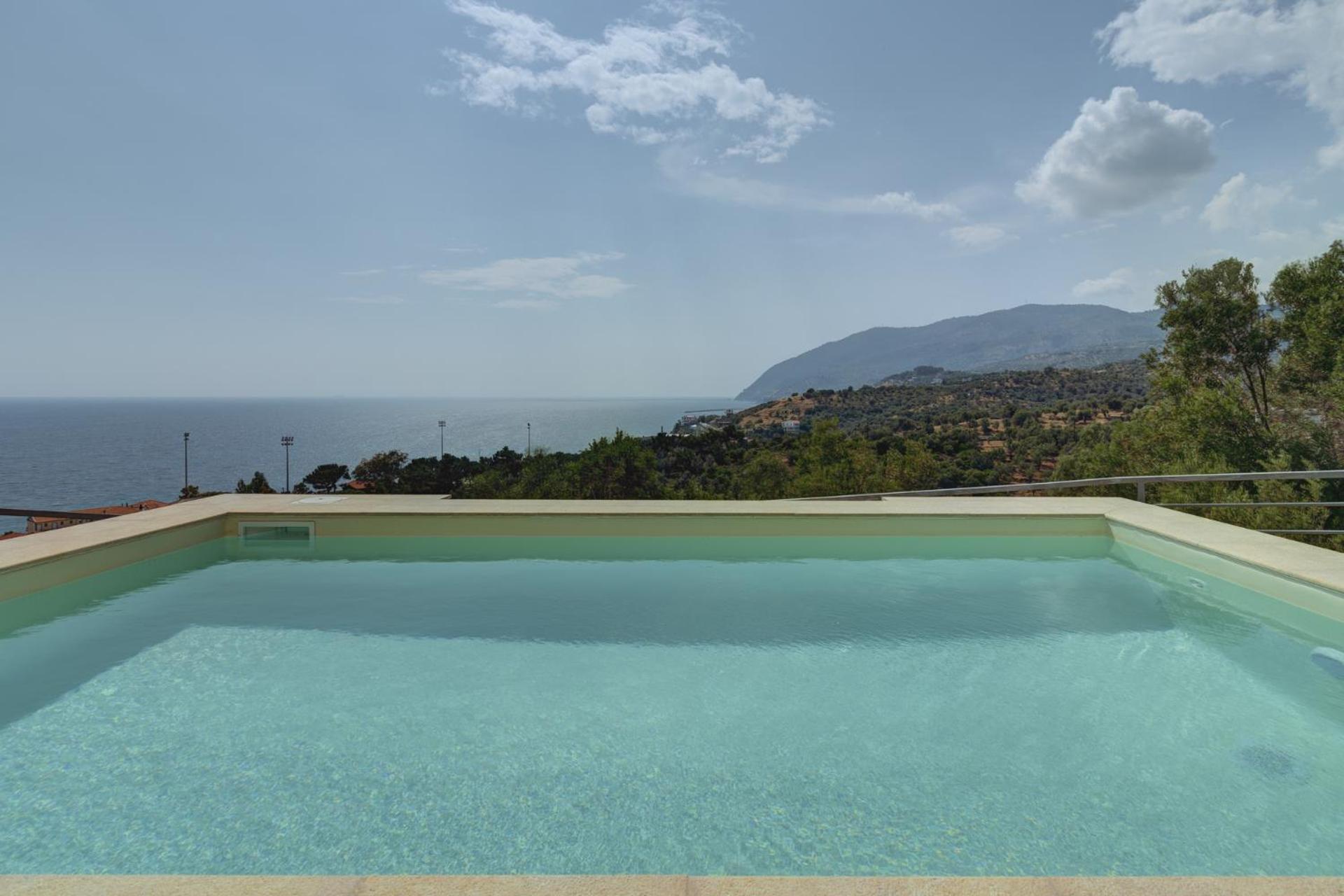 Ouzo Panoramic Houses 1, With Private Pool Plomari Eksteriør bilde