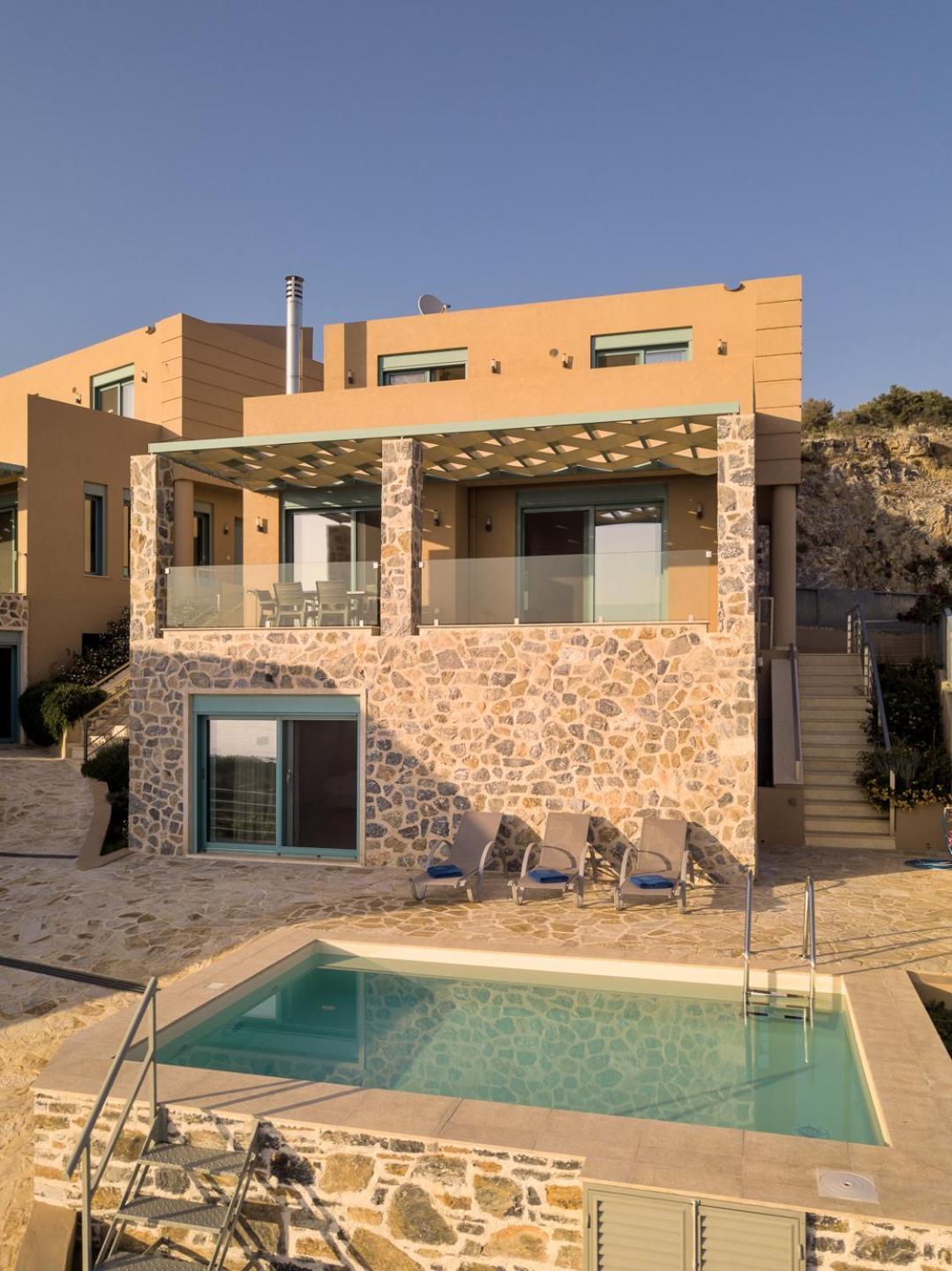 Ouzo Panoramic Houses 1, With Private Pool Plomari Eksteriør bilde