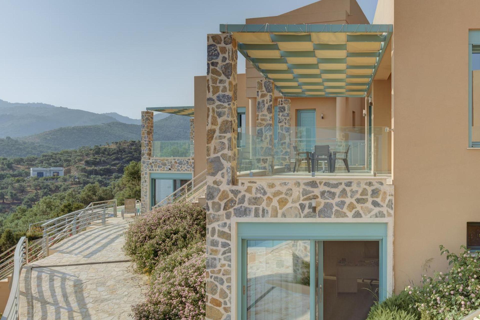 Ouzo Panoramic Houses 1, With Private Pool Plomari Eksteriør bilde