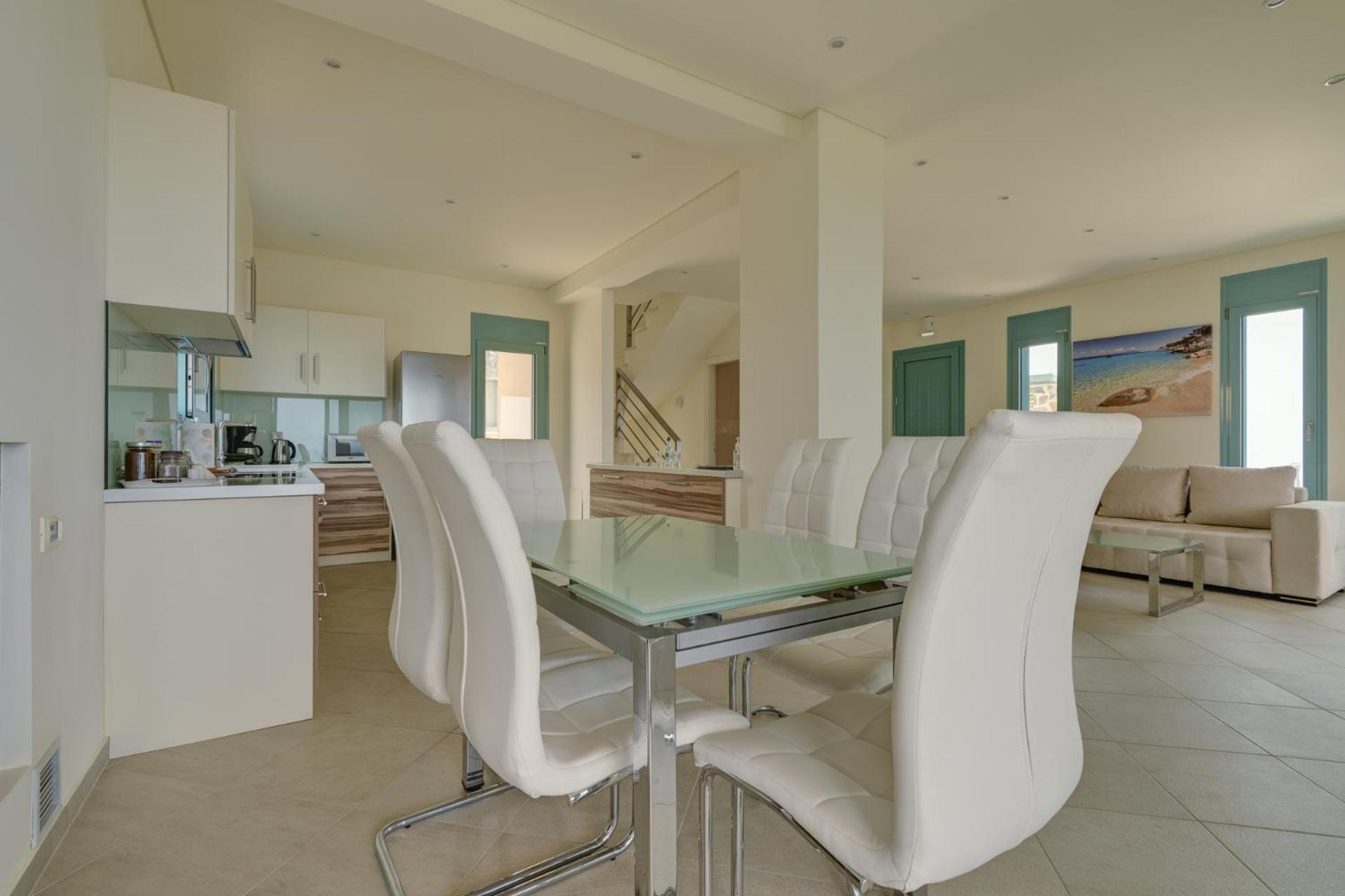 Ouzo Panoramic Houses 1, With Private Pool Plomari Rom bilde